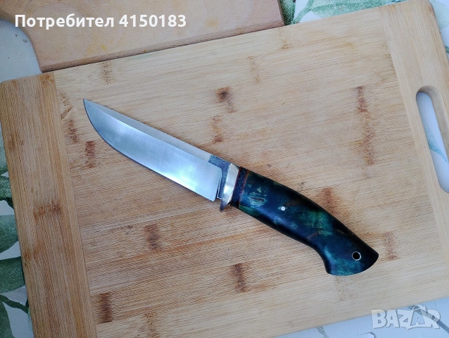 ловен нож + 2 сатъра подарък към ножа , снимка 2 - Ножове - 53381732