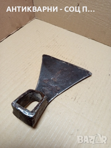 Соц Стара Ръчно Кована Мотичка 0.840кг. Номер 6., снимка 2 - Антикварни и старинни предмети - 51645485