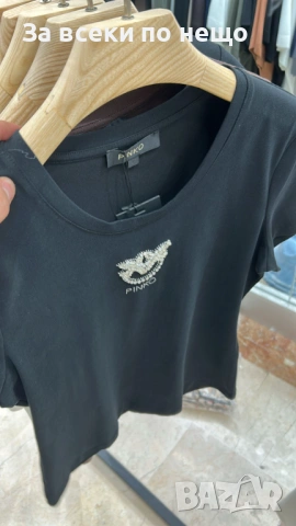 Pinko Дамска Тениска👚Дамска Блуза С Къс Ръкав Пинко - Различни Цветове Код E. Fashion-77, снимка 2 - Тениски - 53933651