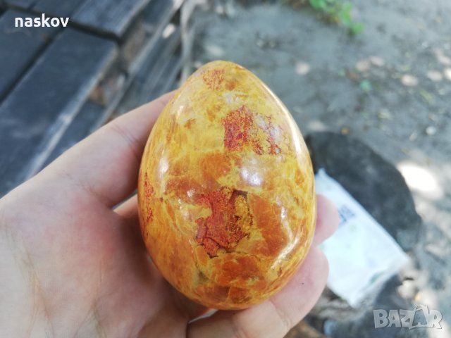 Изключителни яйца от Тюркоаз, Хелиодор, Орпимент с Реалгар, снимка 4 - Колекции - 30467847