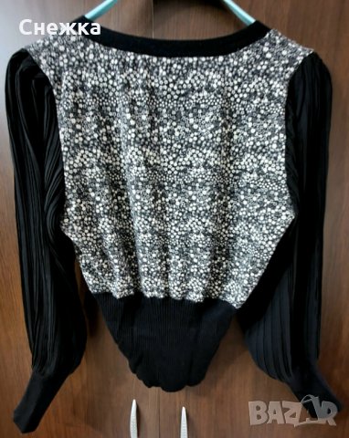 Дамска блуза с копринен ръкав , снимка 2 - Блузи с дълъг ръкав и пуловери - 35371542