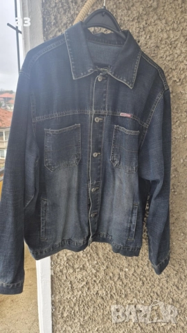 Дънково яке L размер, снимка 2 - Якета - 52414549