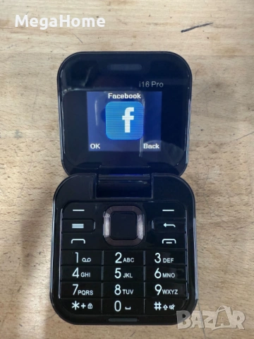 ПРОМО!! Сгъваем мобилен телефон I-16 Pro Flip Mobile Phone , снимка 9 - Други - 53279967