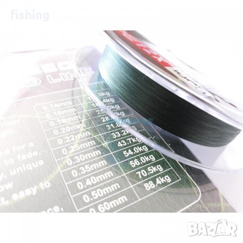 Промо Плетено влакно 12-нишково FL Speed PE 12X 0,14- до 0.35мм, снимка 2 - Такъми - 34410572