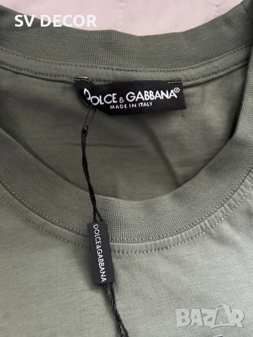 Мъжка тениска Dolce & Gabbana – висок клас реплика 1:1, снимка 2 - Тениски - 55849342