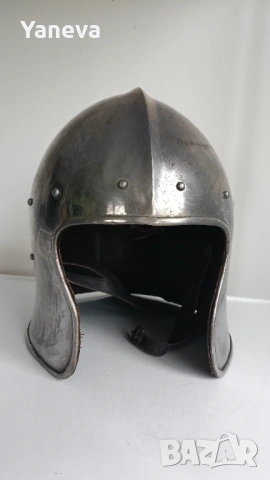 Рицарски, средновековен , шлем Барбута . , снимка 2 - Бойно оръжие - 53891157