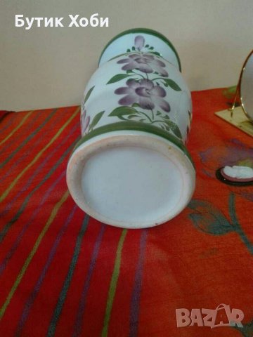 Италианска ваза от порцелан/ майолика, снимка 4 - Колекции - 31795795