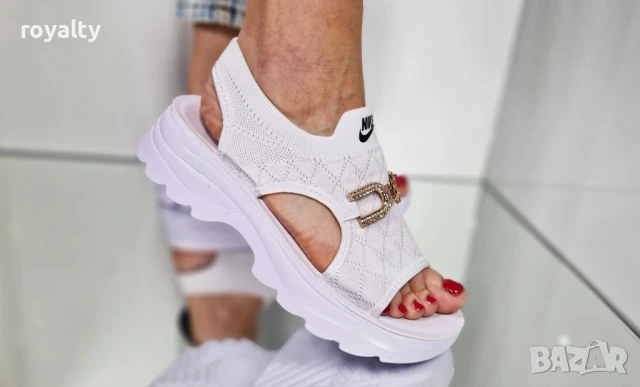 Nike бели дамски сандали , снимка 8 - Сандали - 51028550
