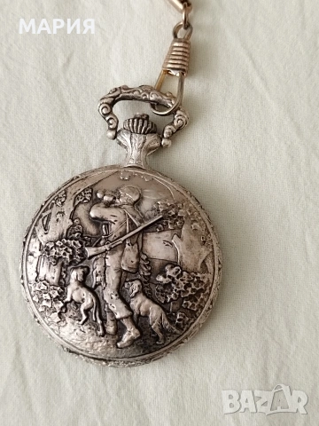 Bergland работещ голям швейцарски часовник , снимка 3 - Антикварни и старинни предмети - 54096283