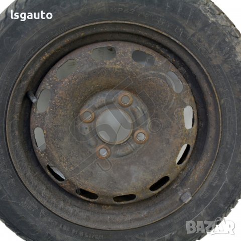 Стоманени джанти 4x108 с гуми R14 Mazda 2 I (DY)(2003-2007) ID:92014, снимка 2 - Части - 39289319