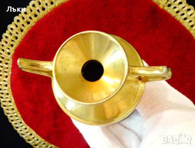 Английски свещник,амфора,маркиран. , снимка 4 - Антикварни и старинни предмети - 42244287