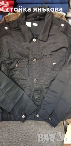 Продавам черно тънко мъжко яке, снимка 4 - Якета - 31968372