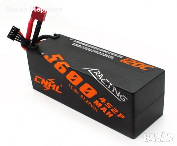 Продавам Li-Po батерии CNHL 4s 14.8V 5.6Ah (5600mAh) 120C, снимка 2 - Друга електроника - 35394481