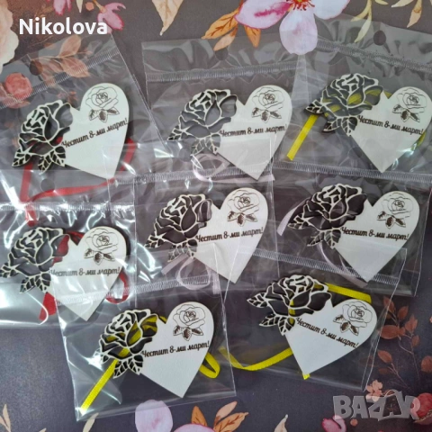 Сърце за 8ми март- подарък за празника на жената , снимка 3 - Други стоки за дома - 53109321