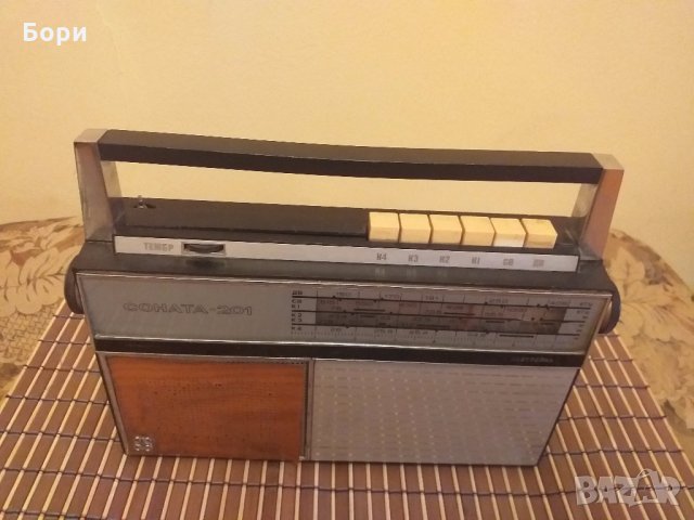 СОНАТА 201/ 1972г  Радио, снимка 2 - Радиокасетофони, транзистори - 29618758