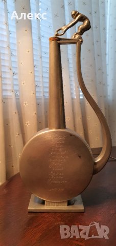 Голям стар калаен павур–1939г Маркиран, над 1кг Отличен!