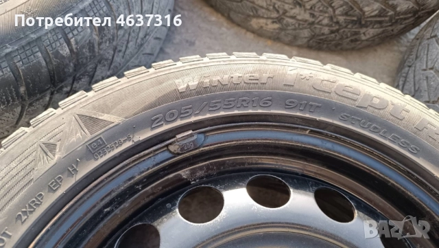 железни джанти 5х100 16 цола с гуми, снимка 4 - Гуми и джанти - 52234834