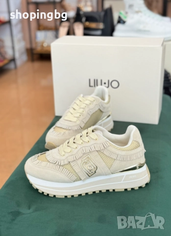 Дамски сникърси Liu Jo велур и ресни 199лв., снимка 7 - Маратонки - 51602370