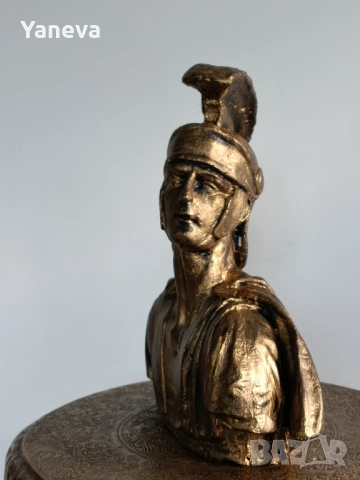 Центурион, авторска скулптура, бюст на рилски воин. , снимка 7 - Статуетки - 52852553