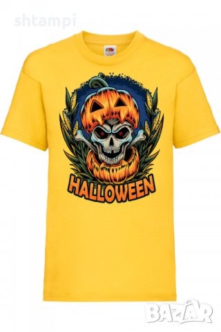 Детска тениска Halloween 01,Halloween,Хелоуин,Празник,Забавление,Изненада,Обичаи,, снимка 8 - Детски тениски и потници - 38156345