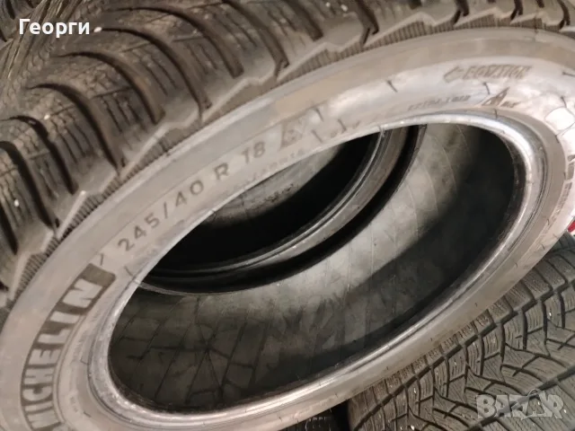 2бр.зимни гуми 245/40/19 Michelin, снимка 10 - Гуми и джанти - 56336822