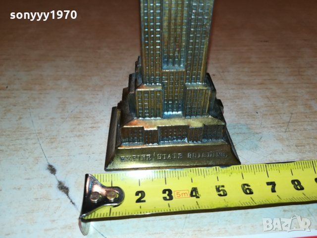 USA-NEW YORK МЕД/МЕСИНГ 1410211817, снимка 8 - Антикварни и старинни предмети - 34465402