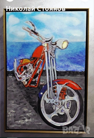 Картина мотор маслена