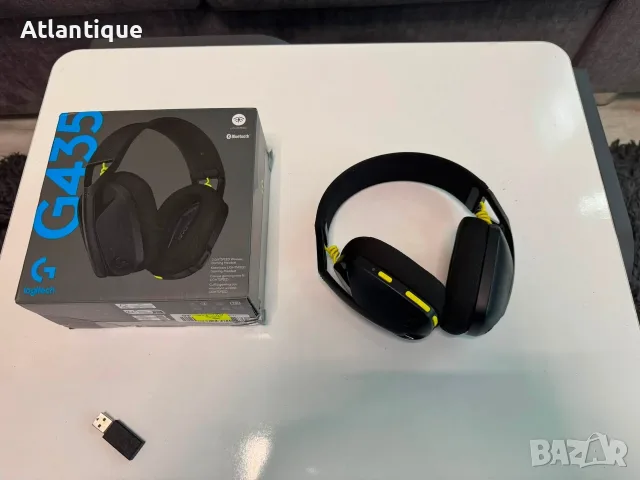 Bluetooth слушалки Logitech G435, снимка 2 - Bluetooth слушалки - 55867682