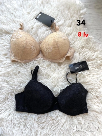 Нощници Пижама сатин дантела (S), снимка 4 - Нощници - 38184691