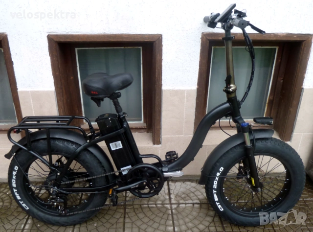 Електрически ФАТ  Е-Байк - сгъваем "пони" !  50 км.ч. !, снимка 10 - Велосипеди - 54282760