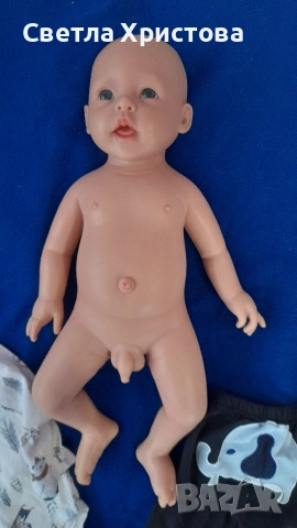 Плътна Силиконова чисто нова реалистична кукла , снимка 5 - Кукли - 52593086