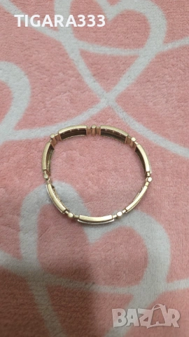 Златна гривна, снимка 6 - Гривни - 54019993