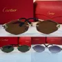 Cartier 2024 дамски слънчеви очила ромб 3 цвята, снимка 1