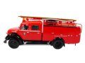 Метален ретро модел на Пожарна кола NOZ TLF 15 на Magirus-Deutz Mercur от 1954 г 1/43 много детайли 