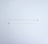 Кабелна превръзка (опашка) бяла 2,5x150mm