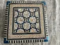 Кутия за бижута с изящна финна интарзия от екзотична дървесина и седеф, снимка 2