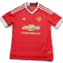 Manchester UTD/ Манчестър Юнайтед adidas Home 2015-16г. - за ръст 152см., снимка 1