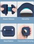 Нов 2 в 1 син силиконов удароустойчив защитен калъф за AirTag и AirPods 3, снимка 4