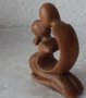 любов целувка дървена фигура статуетка дърворезба, снимка 5
