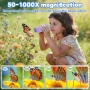 Нов Мини детски микроскоп 1000X 2.0 IPS HD USB снимки и видео играчка, снимка 3