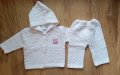 Бебешки комплект жилетка и панталон, 6-9м