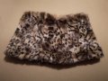 Нова луксозна леопардова шал яка зимен луксозен аксесоар, снимка 1 - Шалове - 31041500