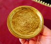 Нова позлатена бронзова чиния от Hertie. , снимка 1 - Чинии - 30105094