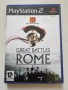 The History Channel: Great Battles of Rome за PS2, снимка 1