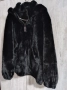 Пухено палто с качулка еко косъм ново, снимка 9