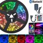 Уникална RGB многоцветна лента украса за коледа, стая с дистанционно, снимка 3