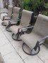 Градински въртящи столове, снимка 1 - Градински мебели, декорация  - 39104627