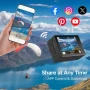 НОВА Speed ​​10 Екшън камера 5K 30FPS Водоустойчива 30 метра, 5X увеличение, 2 x 1350mAh батерия, снимка 8