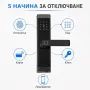 Смарт електронна брава за врата с код, отпечатък, карта и Bluetooth, снимка 2