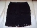 Дамска дантелена пола черна, снимка 2
